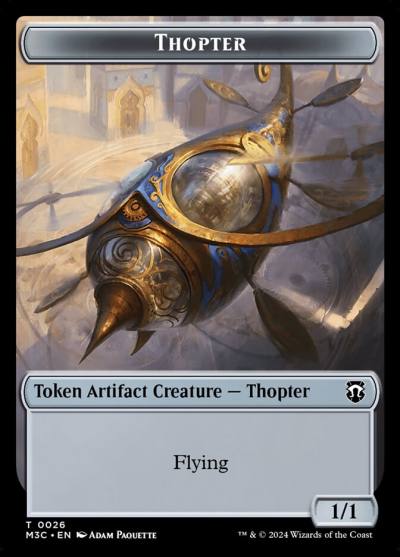 Thopter TM3C-26 Modern Horizons 3 Commander Tokens Magic card