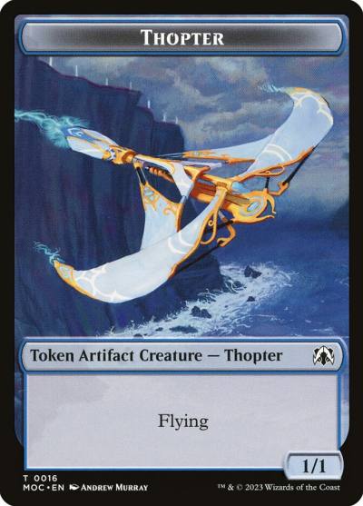 Thopter TMOC-16 March of the Machine Commander Tokens Magic card