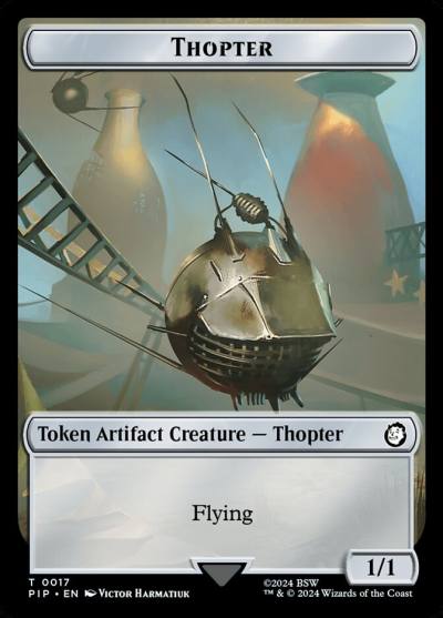 Thopter TPIP-17 Fallout Tokens Magic card