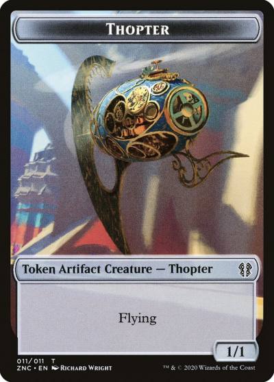 Thopter TZNC-11 Zendikar Rising Commander Tokens Magic card