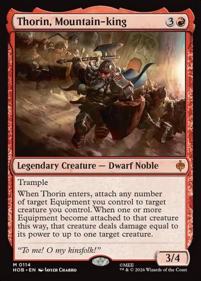 Thorin, Mountain-king HOB-114 The Hobbit Magic card