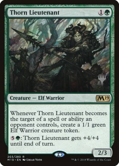 Thorn Lieutenant PM19-203P Core Set 2019 Promos Magic card