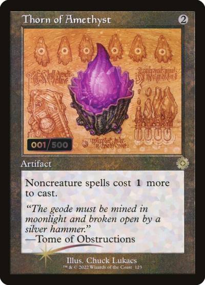 Thorn of Amethyst BRR-123Z The Brothers' War Retro Artifacts Magic card