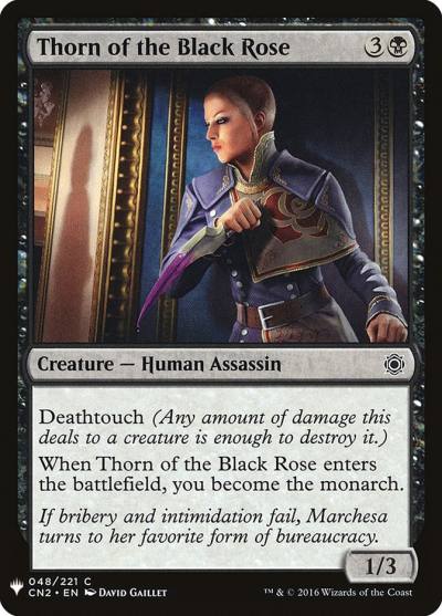 Thorn of the Black Rose PLST-CN2-48 The List Magic card