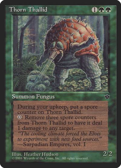Thorn Thallid FEM-80B Fallen Empires Magic card