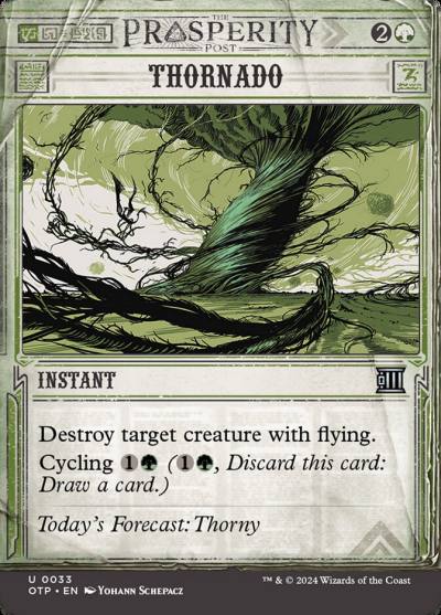 Thornado OTP-33 Breaking News Magic card