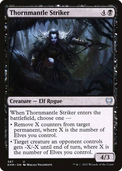 Thornmantle Striker 387 Kaldheim Magic card