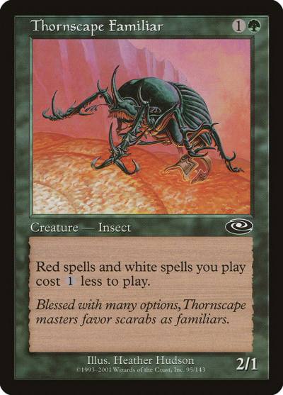 Thornscape Familiar PLS-95 Planeshift Magic card