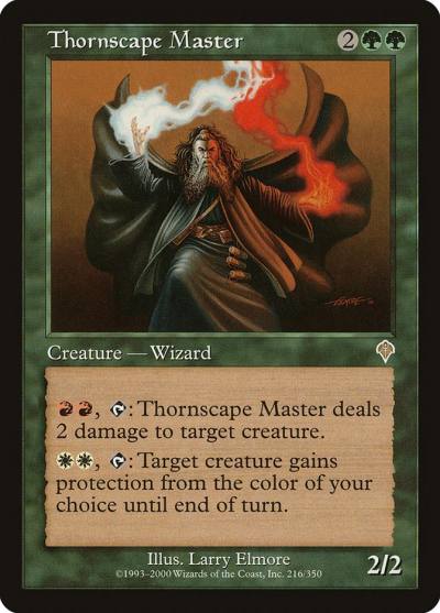 Thornscape Master 216 Invasion Magic card