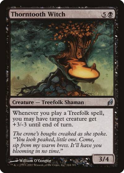 Thorntooth Witch 144 Lorwyn Magic card