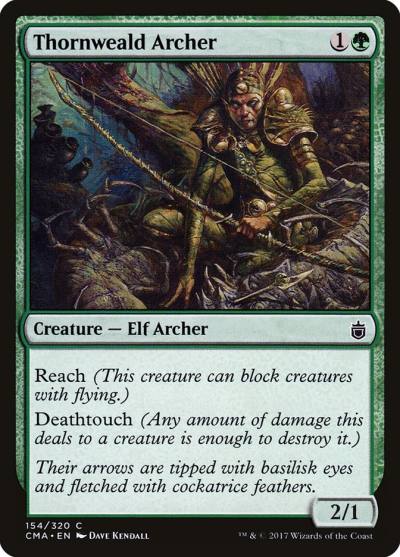 Thornweald Archer CMA-154 Commander Anthology Magic card