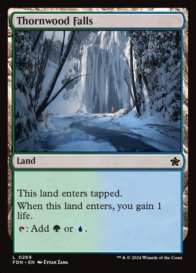 Thornwood Falls FDN-269 Foundations Magic card