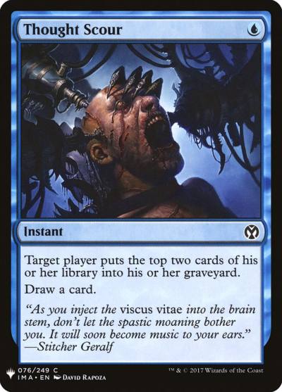 Thought Scour PLST-IMA-76 The List Magic card