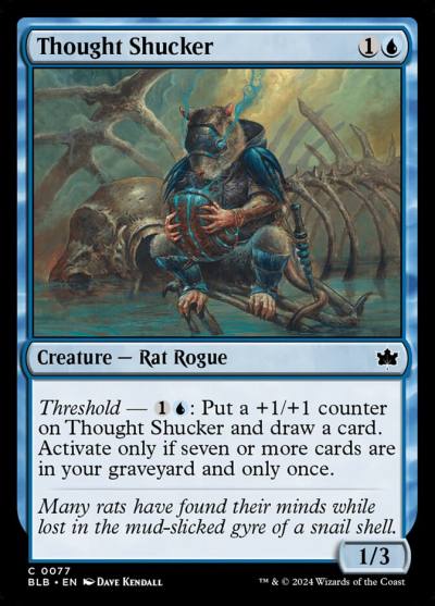 Thought Shucker 77 Bloomburrow Magic card