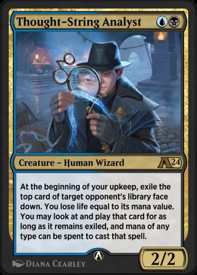 Thought-String Analyst YMKM-29 Alchemy: Murders at Karlov Manor Magic card