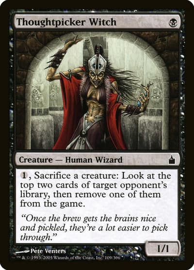 Thoughtpicker Witch 109 Ravnica: City of Guilds Magic card