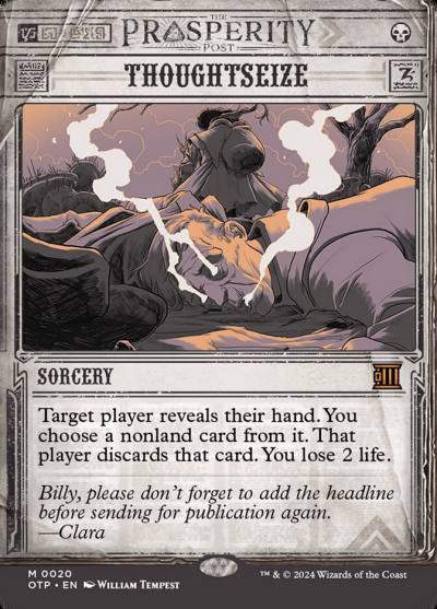 Thoughtseize OTP-20 Breaking News Magic card