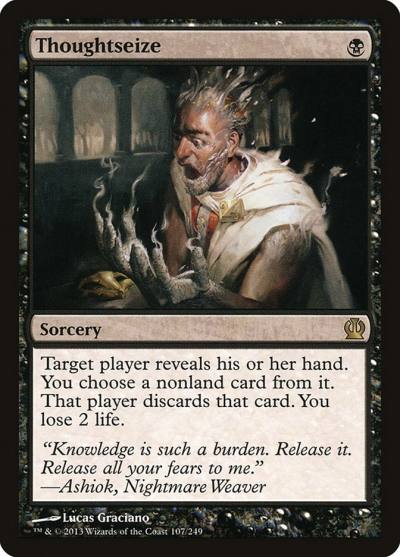 Thoughtseize THS-107 Theros Magic card