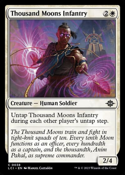 Thousand Moons Infantry 38 The Lost Caverns of Ixalan Magic card