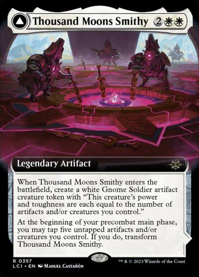 Thousand Moons Smithy // Barracks of the Thousand LCI-357 The Lost Caverns of Ixalan Magic card