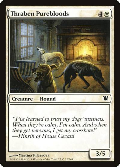 Thraben Purebloods 37 Innistrad Magic card