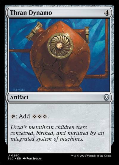 Thran Dynamo BLC-290 Bloomburrow Commander Magic card