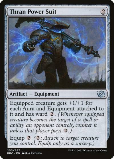 Thran Power Suit BRO-253 The Brothers' War Magic card