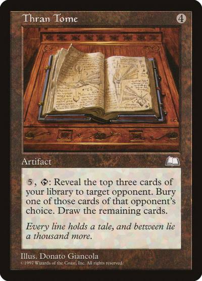 Thran Tome WTH-160 Weatherlight Magic card