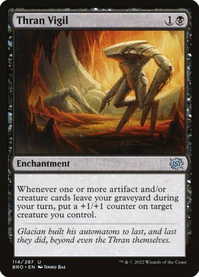 Thran Vigil BRO-114 The Brothers' War Magic card