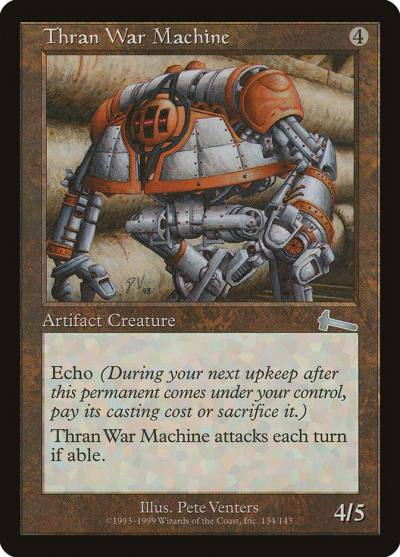 Thran War Machine ULG-134 Urza's Legacy Magic card