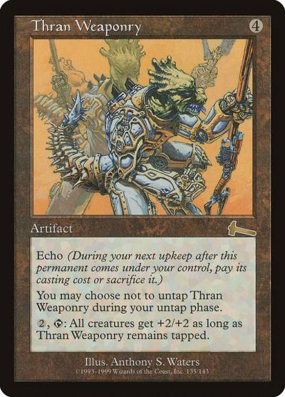 Thran Weaponry ULG-135 Urza's Legacy Magic card