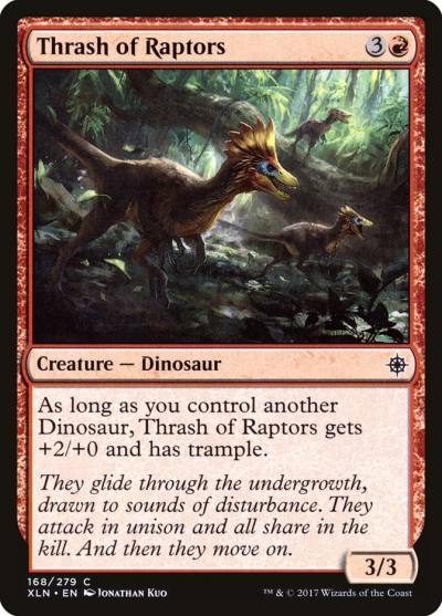 Thrash of Raptors 168 Ixalan Magic card