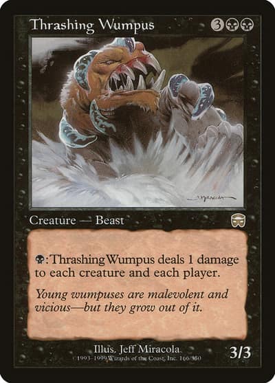 Thrashing Wumpus 166 Mercadian Masques Magic card