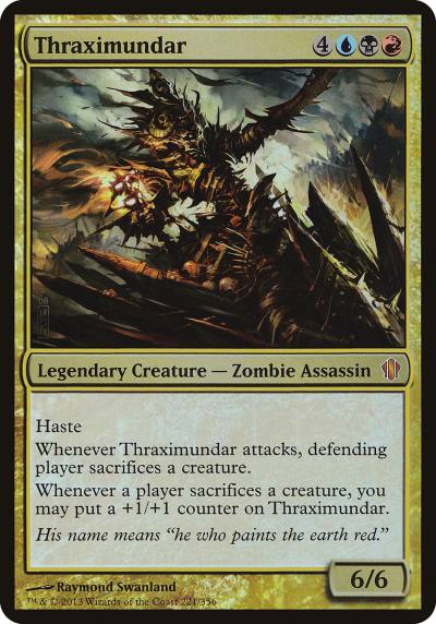 Thraximundar OC13-221 Commander 2013 Oversized Magic card