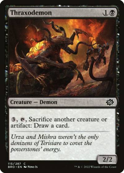 Thraxodemon 115 The Brothers' War Magic card