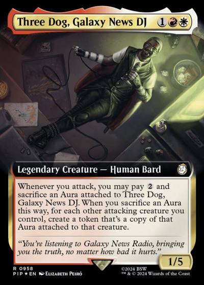 Three Dog, Galaxy News DJ PIP-958 Fallout Magic card