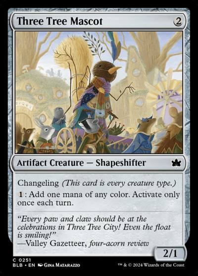 Three Tree Mascot BLB-251 Bloomburrow Magic card
