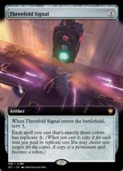 Threefold Signal PRM-99817 Magic Online Promos Magic card