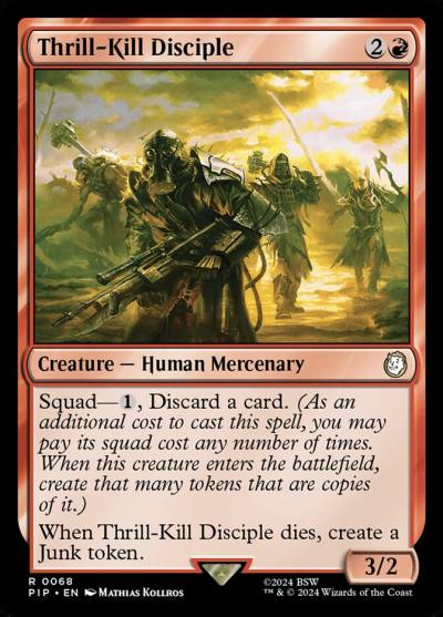 Thrill-Kill Disciple PIP-68 Fallout Magic card