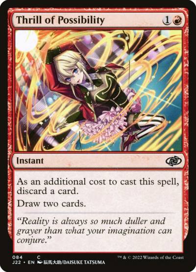 Thrill of Possibility J22-84 Jumpstart 2022 Magic card