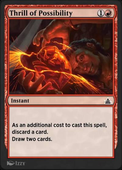 Thrill of Possibility OMB-28 Through the Omenpaths Bonus Sheet Magic card