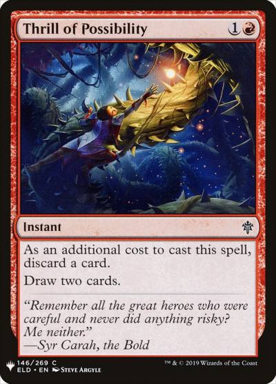 Thrill of Possibility PLST-ELD-146 The List Magic card