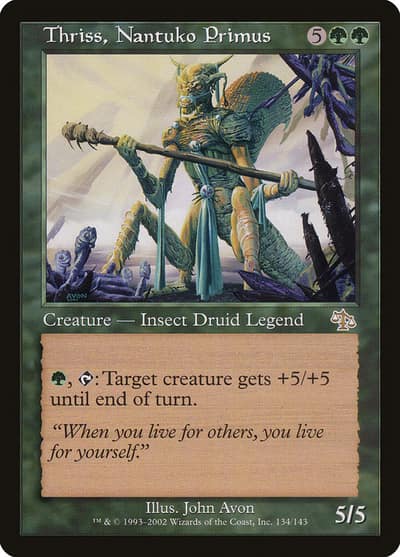 Thriss, Nantuko Primus 134 Judgment Magic card
