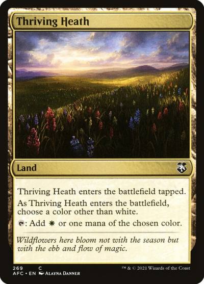 Thriving Heath AFC-269 Forgotten Realms Commander Magic card