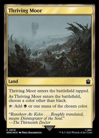 Thriving Moor WHO-919 Doctor Who Magic card