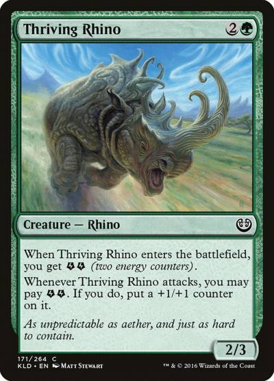 Thriving Rhino KLD-171 Kaladesh Magic card