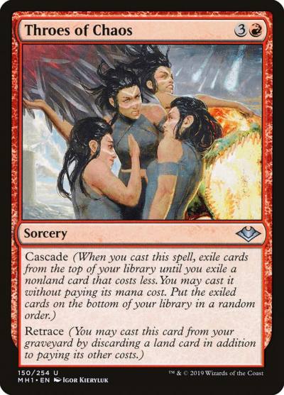 Throes of Chaos MH1-150 Modern Horizons Magic card