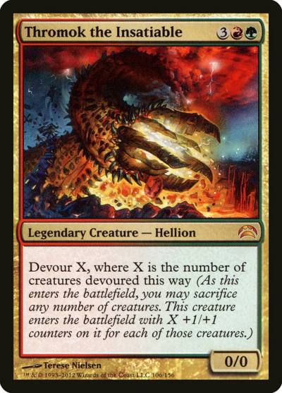Thromok the Insatiable PC2-106 Planechase 2012 Magic card