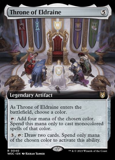 Throne of Eldraine WOC-40 Wilds of Eldraine Commander Magic card