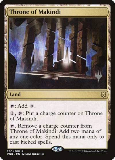Throne of Makindi PZNR-265P Zendikar Rising Promos Magic card